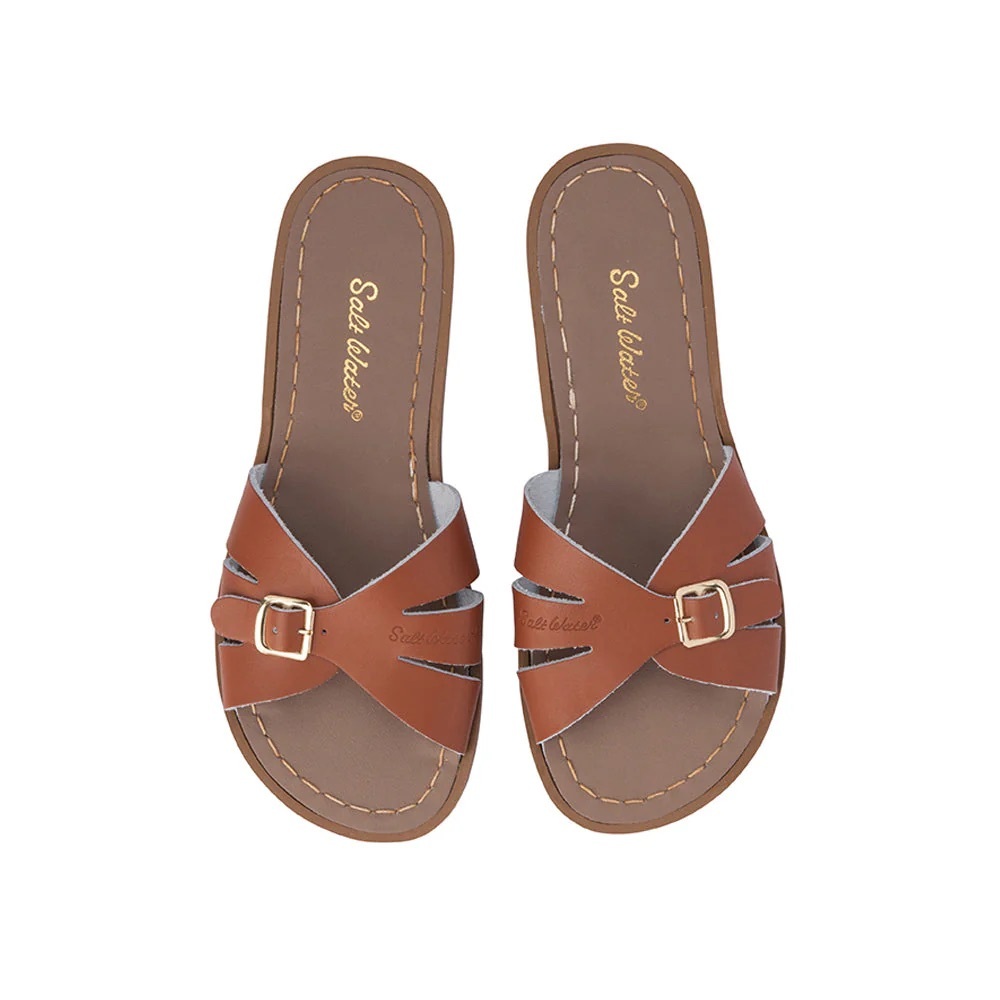 Salt Water Tan Classic Slides - Size 7 Womens